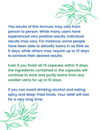 '-5-Day 15 Capsules, Fast & Long-Term Relief, Natual Herbs Formula Remedy, Address Root Causes of Hemorrhoids. - Maple Wellness Supplements