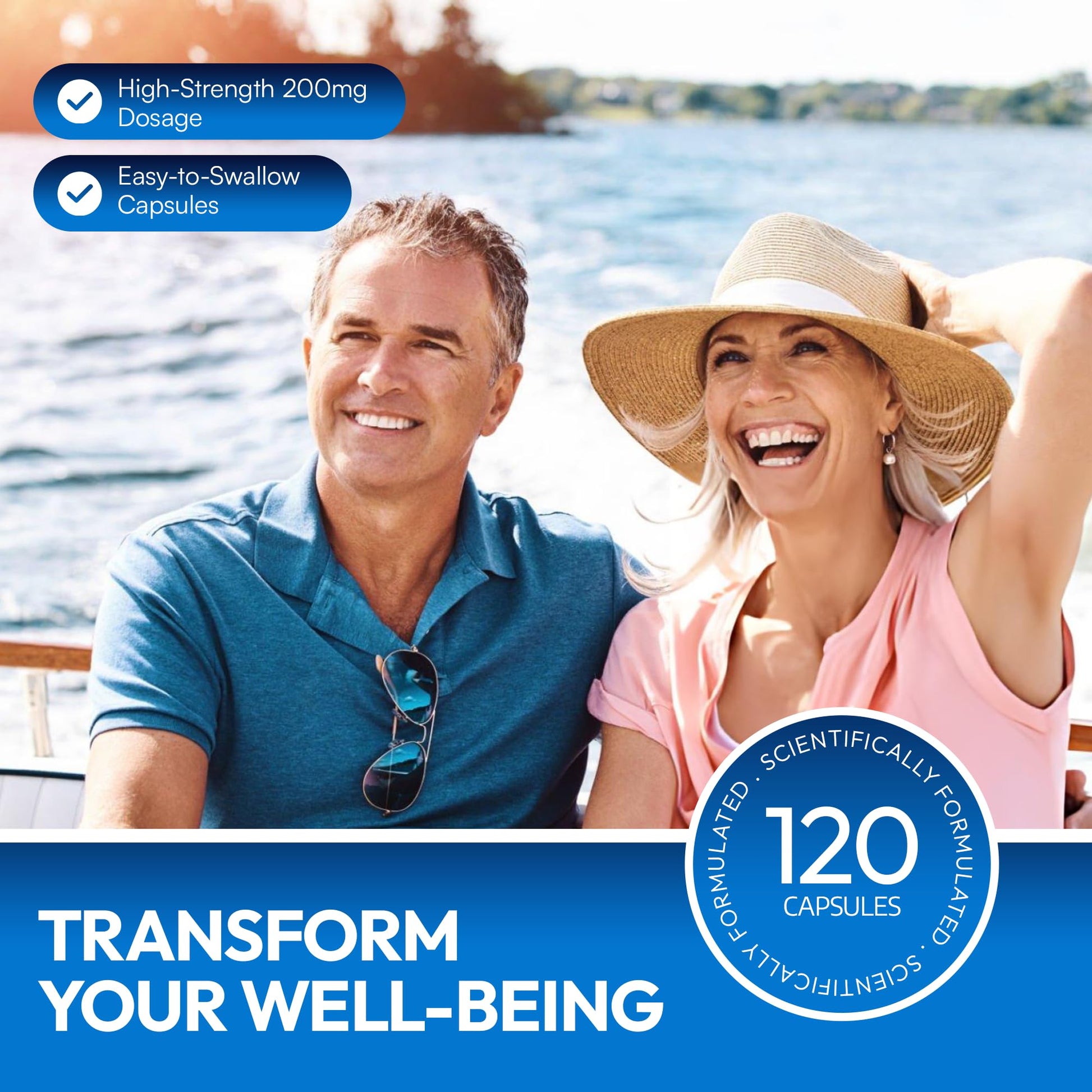 5-HTP 200 MG Per Serving Plus Calcium for Mood, Sleep – Supports Calm and Relaxed Mood – 99% High Purity – 120 Capsules – Arazo Nutrition - Maple Wellness Supplements