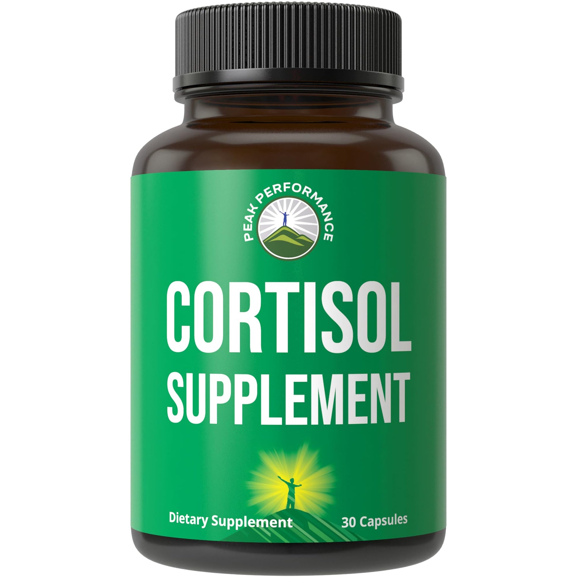 5-in-1 Cortisol Supplement for Women & Men. Lower High Cortisol with Ashwagandha, Rhodiola Rosea, L-Theanine, Phosphatidylserine, Magnolia Bark. Calm Relaxation, Balanced Energy, Vegan Supplements - Maple Wellness Supplements