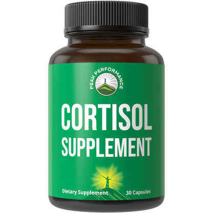 5-in-1 Cortisol Supplement for Women & Men. Lower High Cortisol with Ashwagandha, Rhodiola Rosea, L-Theanine, Phosphatidylserine, Magnolia Bark. Calm Relaxation, Balanced Energy, Vegan Supplements - Maple Wellness Supplements