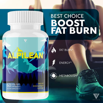 (5 Pack) Alpilean Max Weight Loss Capsules Supplement, Alpilean Ice Hack Support - Maple Wellness Supplements