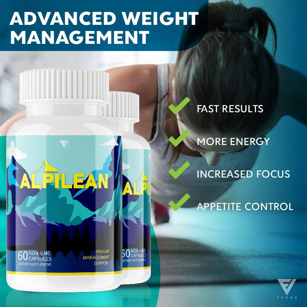(5 Pack) Alpilean Max Weight Loss Capsules Supplement, Alpilean Ice Hack Support - Maple Wellness Supplements