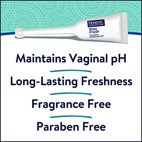Monistat Stay Fresh Gel, Odor Eliminating Gel for Feminine Care, Fragrance Free Vaginal Gel, Prefilled MonistatBuy Supplements Australia