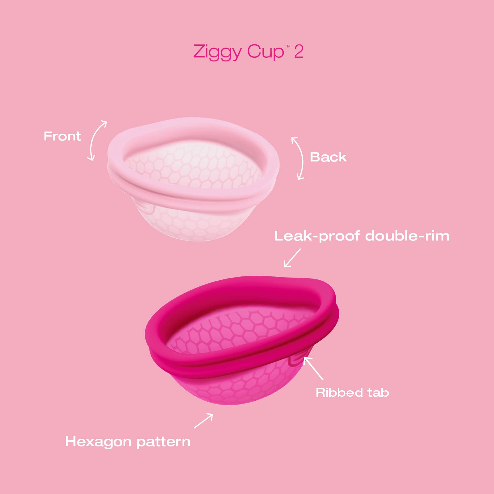 Intimina Ziggy Cup 2 - Extra-Thin Reusable Menstrual Disc, Period Cup, Disposable Menstrual Cup INTIMINABuy Supplements Australia