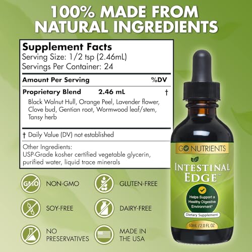Go Nutrients Intestinal Edge Gut Detox Cleanse for Humans: Enhance Digestive Go NutrientsBuy Supplements Australia