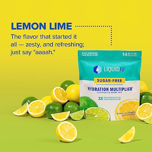 Liquid I.V. Sugar-Free Hydration Multiplier - Lemon Lime – Sugar-Free Hydration Powder Liquid I.V.Buy Supplements Australia