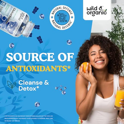 Wild & Organic Glutathione Gummies - Reduced Glutathione for Liver Cleanse & Antioxidants Wild & OrganicBuy Supplements Australia