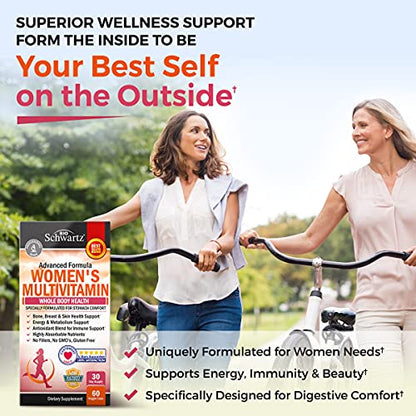 Multivitamin for Women with Vitamin D3 - Multivitamins for Bone Breast Skin Joint BioSchwartzBuy Supplements Australia