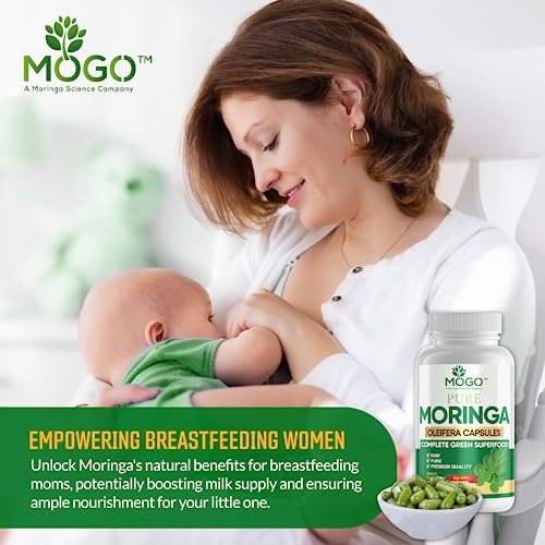 MOGO Moringa Oleifera Capsules | 100% Pure Single Origin Moringa Leaf Powder Supplement MOGOBuy Supplements Australia