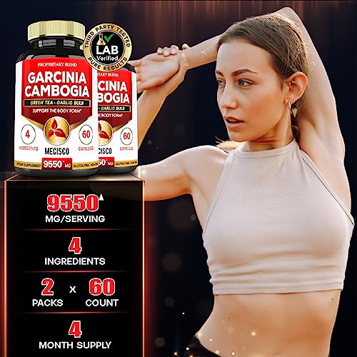 Garcinia Cambogia 9550mg - 4 Month Supply - Supplement for Men and Women - A Natural MeciscoBuy Supplements Australia