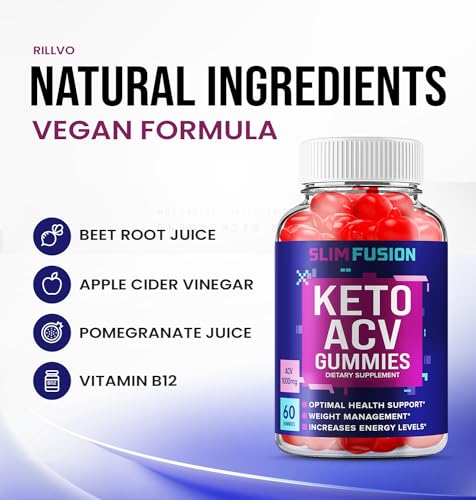 Slim Fusion Keto ACV Gummies - Keto SlimFusion ACV Advanced Formula Plus Apple Cider RillvoBuy Supplements Australia