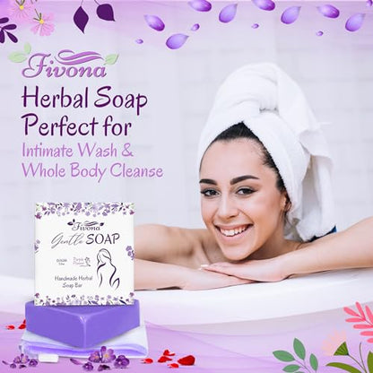 FIVONA Yoni Care Kit 4 in 1 - pH Balanced Natural Yoni Oil, Herbal Bar Soap for Feminine V Wash, Detox FIVONABuy Supplements Australia