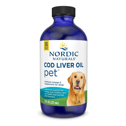Nordic Naturals Omega-3 Pet Bundle - 2 oz Omega-3 Fish Oil for Small Dogs & Cats, 8 oz Pet Cod Liver Oil Promotes Heart, Skin, Coat, & Immune Health Nordic NaturalsBuy Supplements Australia