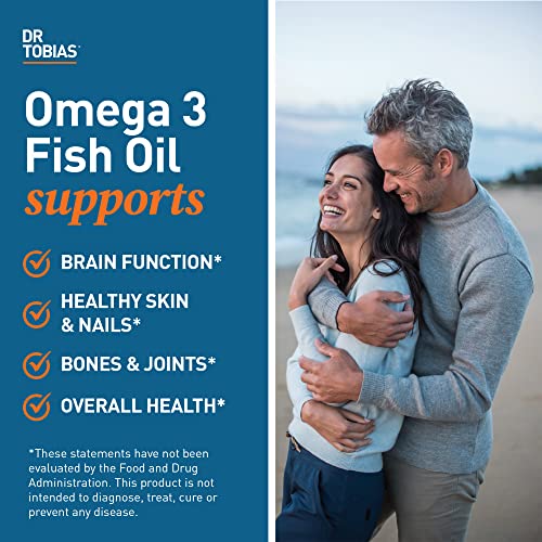 Dr. Tobias Omega 3 Fish Oil, 800 mg EPA 600 mg DHA Omega 3 Supplement for Heart Dr. TobiasBuy Supplements Australia