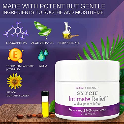 Syren Intimate Relief - Intimate Pain Relieving Gel - Relieves Vulva Pain, Throbbing, Spasms, Vaginal Dryness SYRENBuy Supplements Australia