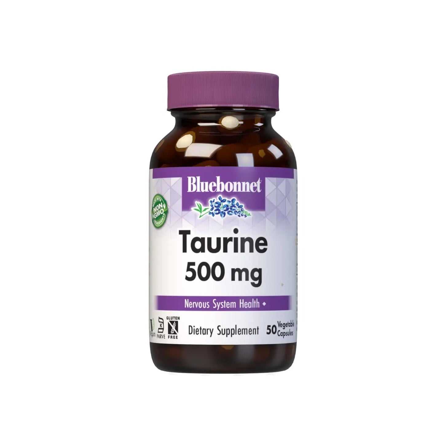Bluebonnet Taurine 500 mg Vitamin Capsules, 50 Count BlueBonnetBuy Supplements Australia