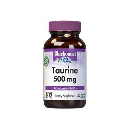 Bluebonnet Taurine 500 mg Vitamin Capsules, 50 Count BlueBonnetBuy Supplements Australia