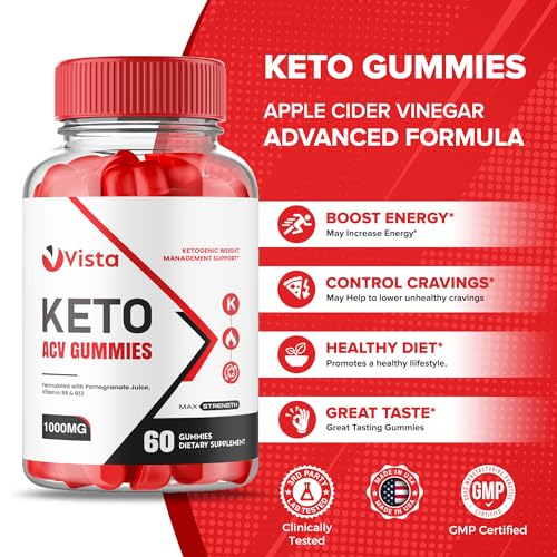 (2 Pack) Vista Keto Acv Gummies - Official Formula, Vegan - Vista Keto + Acv Gummies HealthlyBuy Supplements Australia