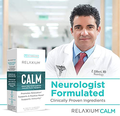 Relaxium Calm, Non-Habit Forming, Stress and Mood Support Supplement RelaxiumBuy Supplements Australia