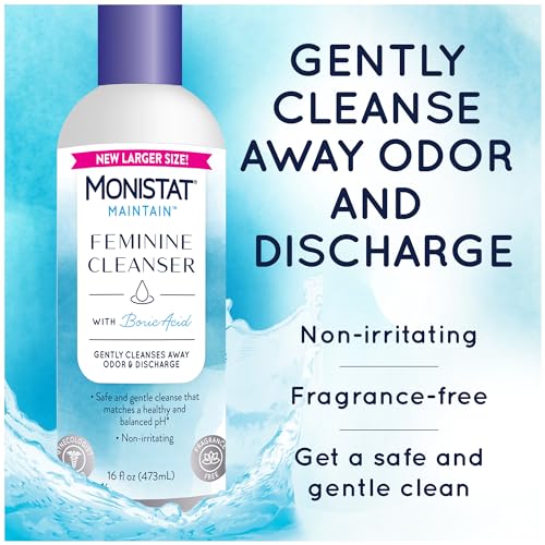 Monistat Boric Acid Feminine Cleanser, Fragrance Free Feminine Wash, 16 Fl Oz, 1 Pack MonistatBuy Supplements Australia