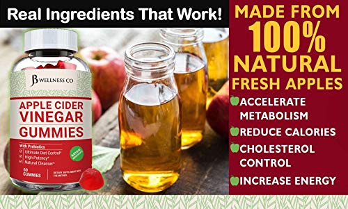 (2-Pack | 120 Gummies) Premium Apple Cider Vinegar Gummies - Raw, Natural, Unfiltered ACV JB Wellness CoBuy Supplements Australia
