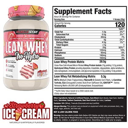 Musclesport Lean Whey Revolution™ Protein Powder - Whey Protein Isolate - Low Calorie MusclesportBuy Supplements Australia