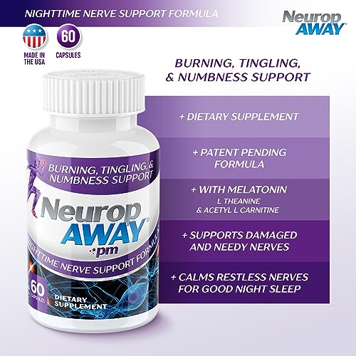 NeuropAWAY Nerve Support PM | 60 Capsules NeuropAWAYBuy Supplements Australia