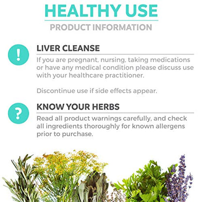 Organic Liver Cleanse Detox & Repair (Vegan, Non-GMO) Milk Thistle Extract (80% Silymarin) PURE COBuy Supplements Australia