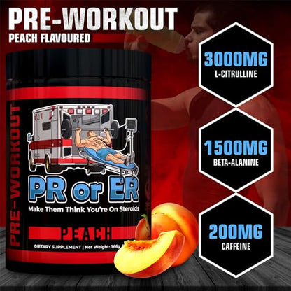 PR or ER Pre Workout Powder for Men and Women, Pre-Workout Energy Supplement PR or ERBuy Supplements Australia
