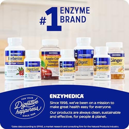 Enzymedica Lypo Gold, Digestive Enzymes for Fat Digestion, Offers Fast Acting Gas EnzymedicaBuy Supplements Australia