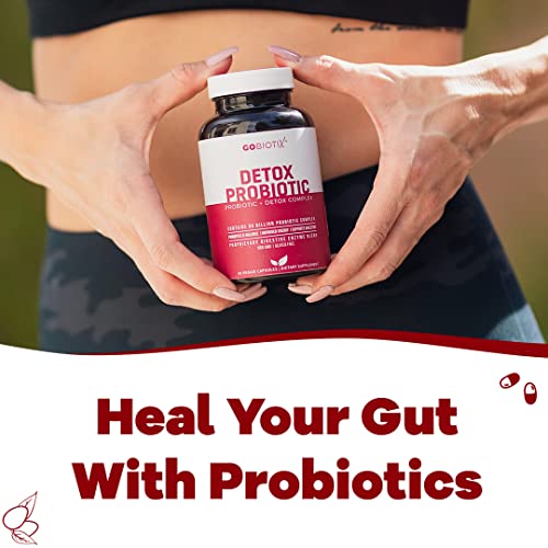 GOBIOTIX Detox Probiotic Supplement with Digestive Enzymes, Milk Thistle, Turmeric GOBIOTIXBuy Supplements Australia