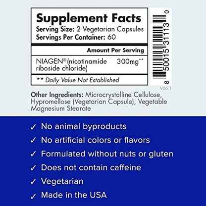 TRU NIAGEN 150mg | Patented Nicotinamide Riboside NAD+ Supplement TRU NIAGENBuy Supplements Australia