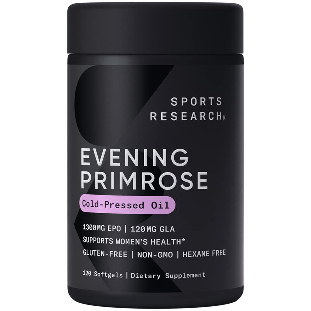 Sports Research Evening Primrose Supplement from Cold Pressed Oil Sports ResearchBuy Supplements Australia