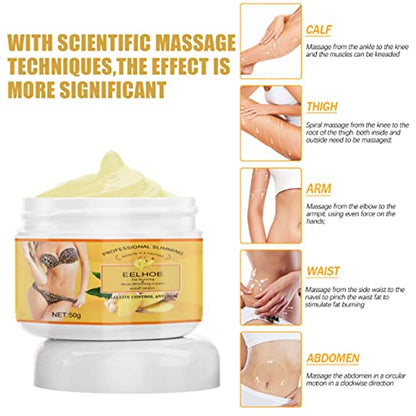 Ginger Fat Burning Cream Anti-cellulite Full Body Slimming Weight Loss Massaging Cream GrospeBuy Supplements Australia