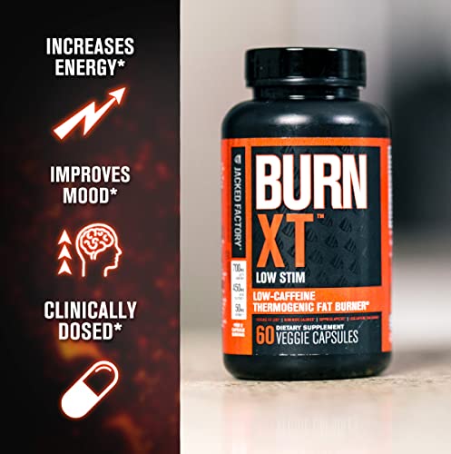 Jacked Factory Burn-XT Low Caffeine, Low Stim Weight Loss Supplement Jacked FactoryBuy Supplements Australia