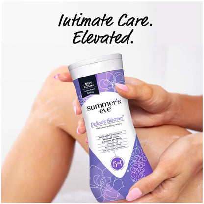 Summer's Eve Delicate Blossom Daily Refreshing Feminine Wash, Removes Odor, pH balanced, 15 fl oz Summer's EveBuy Supplements Australia