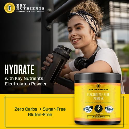 Key Nutrients Electrolytes Powder - Tropical Peach Mango Drink Mix 90 Servings KEY NUTRIENTSBuy Supplements Australia