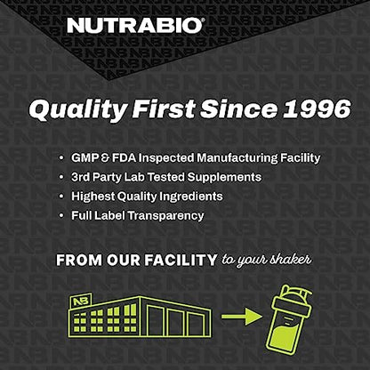 NutraBio Classic Whey Protein Powder- Full-Spectrum Amino Acid Profile - No Fillers NutraBioBuy Supplements Australia