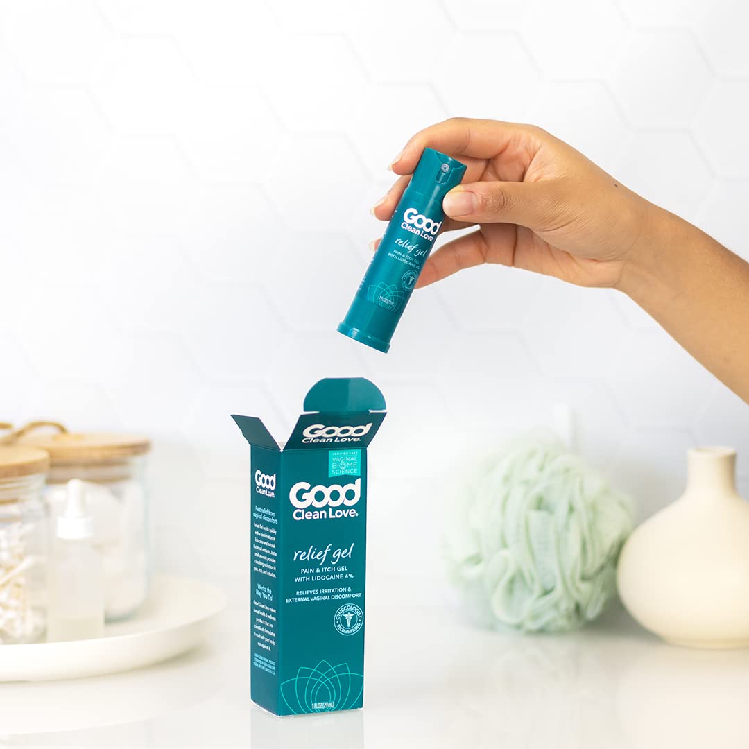 Good Clean Love Relief Gel Pain & Itch with Lidocaine 4%, Fast-Acting Relief from Pain, Itch, and Irritation Good Clean LoveBuy Supplements Australia