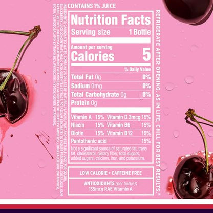 Sparkling Ice, Black Cherry Sparkling Water, Zero Sugar Flavored Water, with Vitamins Sparkling ICEBuy Supplements Australia