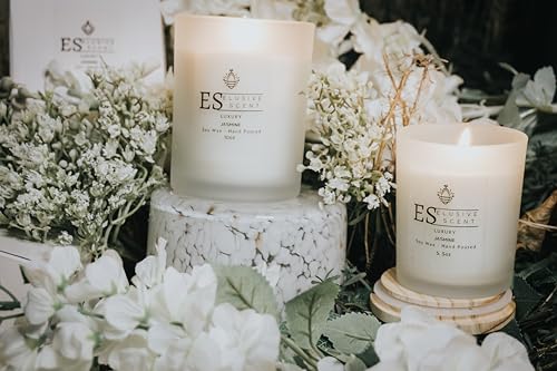 Jasmine | 5.5oz | Luxury Candle | Scented Candle | Aromatherapy | Essential Fragrance Oils Elusive ScentBuy Supplements Australia