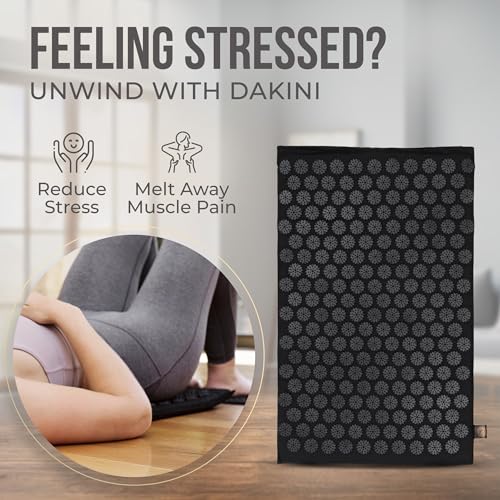 Acupressure Mat and Pillow Set with Extra Mini Accupressure Massage Mat - Organic Cotton DakiniBuy Supplements Australia