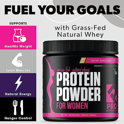 PRO NUTRITION LABS Whey Protein Vanilla Powder for Women - Supports Lean Muscle PRO NUTRITION LABSBuy Supplements Australia