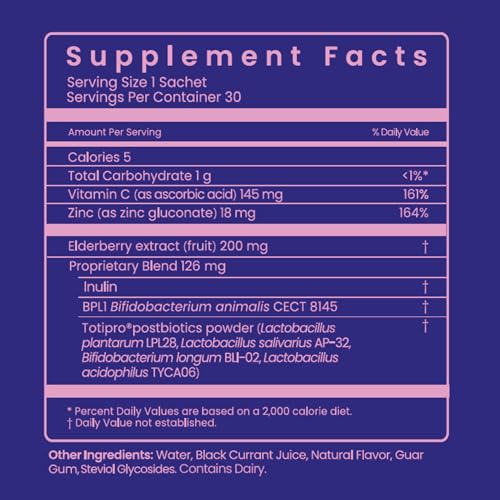 Be Healthy 3-in-1 Liquid Probiotics for Women and Men - Vitamin C, Zinc, Elderberry BeMeBuy Supplements Australia