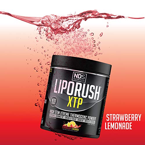 LIPORUSH NDS Nutrition XTP Thermogenic Fat Burner with L-Carnitine - Energy, Focus LIPORUSHBuy Supplements Australia