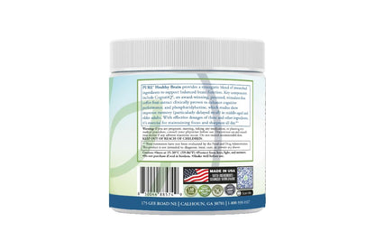 PURE® Healthy Brain Nootropic Powder - 30 Servings - 1.25g Lion’s Mane, 600mg Alpha-GPC & KSM-66® Ashwagandha - Cognitive Support for Memory, Focus & Stress Relief - 147 Grams, Strawberry Flavor! PUREBuy Supplements Australia