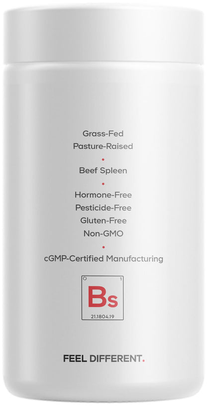 Codeage Grass Fed Beef Spleen Supplement - 2-Month Supply - Freeze Dried, Non-Defatted, Desiccated Bovine Pills Glandulars Meat – Pasture Raised Beef Vitamins for Spleen -180 Capsules CodeageBuy Supplements Australia