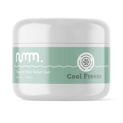 numm Cool Pain Relief Gel – Instant Cold Therapy for Joint & Muscle Pain, Strain & Soreness – Menthol Cream 8oz – Vegan, Alcohol-Free Cooling Relief for Post-Workout Recovery numm.Buy Supplements Australia